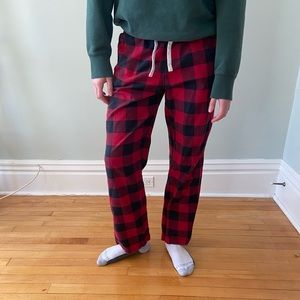 Roots flannel pajama pants